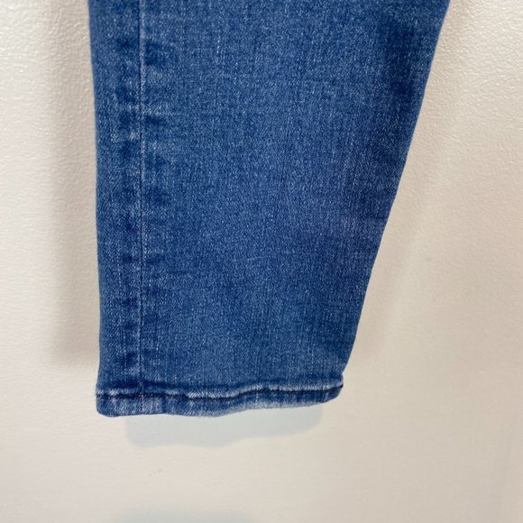 Abercrombie & Fitch Harper Super Skinny Jeans Mid-rise Distressed Blue Size 27 - Picture 6 of 11